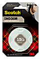 Scotch® Foam Mounting Tape, 1" x 50", White
