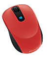 Microsoft® Sculpt Wireless Mobile Mouse, Flame Red Gloss