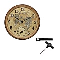 Taylor Precision Products Wine Time Poly Resin Clock & Thermometer With Bonus Corkscrew, 14", Multicolor 1 thumbnail image