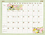 LANG Monthly Desk Pad Calendar, 22" x 17", Marjolein Bastin Nature's Journal, January-December 2016