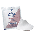 Medline Sterile Gauze Sponges, 4" x 4", 12-Ply, Box Of 50