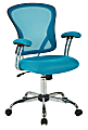 Office Star™ Avenue Six Juliana Mesh Task Chair, Blue/Silver