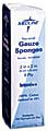 Medline Non-Sterile Woven Gauze Sponges, 8-Ply, 2" x 2", White, Pack Of 200