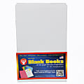 Hygloss Mighty Brights™ Paperback Blank Books, 5" x 8", 32 Pages (16 Sheets), White, Pack Of 20