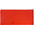 JAM Paper® #10 Plastic Envelopes, Zipper Closure, Red, Pack Of 12 1 thumbnail image