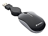 Verbatim® Commuter Series Mini Travel Optical Mouse For USB, Black