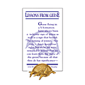 Lessons From Geese Lapel Pin, 1" x 5/8", Gold