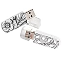 Verbatim® Coloring Book USB 2.0 Flash Drives, 16GB, Black/White, Pack Of 2, 99804 1 thumbnail image