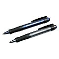 SKILCRAFT® AbilityOne Ergonomic Retractable Ballpoint Pens, Medium Point, Blue Ink, Pack Of 12 Pens