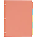 Avery® Write-On Paper Dividers For 3 Ring Binders, 8.5" x 11", 5-Tab Set, Multicolor, Pack Of 36 Sets 1 thumbnail image