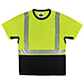 Ergodyne GloWear 8283BK Lightweight Performance Hi-Vis T-Shirt, X-Large, Lime