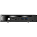 HP EliteDesk 705 G1 Desktop Computer - AMD A-Series A8 PRO-7600B 3.10 GHz - 4 GB DDR3 SDRAM - 120 GB SSD - Windows 7 Professional 64-bit upgradable to Windows 8.1 Pro - Mini PC - Black 1 thumbnail image