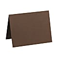 LUX Folded Cards, A6, 4 5/8" x 6 1/4", Chocolate Brown, Pack Of 1,000