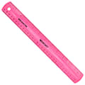 Westcott® Shatterproof Ruler, 12", Pink Glitter 1 thumbnail image