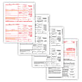 ComplyRight® 1099-MISC Tax Forms, 4-Part, 2-Up, Copies A/B/C, Laser, 8-1/2" x 11", Pack Of 25 Form Sets