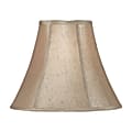 Kenroy Home Fashion Match Fabric Bell Lamp Shade, 12"H x 14"W, Gold