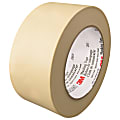 3M™ 203 Masking Tape, 3" Core, 2" x 180', Natural, Pack Of 24