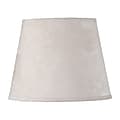 Kenroy Home Fashion Match Faux Suede Drum Lamp Shade, 11"H x 14"W, Fawn