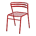 Safco® CoGo™ Indoor/Outdoor Chair, Red, Set Of 2