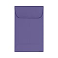 LUX Coin Envelopes, #1, Gummed Seal, Wisteria, Pack Of 500