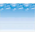 Pacon Fadeless Bulletin Board Art Paper, Wispy Clouds, 48" x 12', Pack Of 4 Rolls