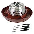 Nostalgia Electrics NLSM4BR Indoor Electric Stainless Steel S'mores Maker, Brown 1 thumbnail image