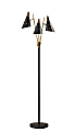 Adesso® Nadine 3-Arm Floor Lamp, 66"H, Matte Black 1 thumbnail image