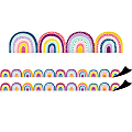 Teacher Created Resources Magnetic Border, Oh Happy Day Rainbows, 24' Per Pack, Set Of 2 Packs 1 thumbnail image