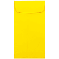 JAM PAPER #7 Coin Business Colored Envelopes, 3 1/2 x 6 1/2, Yellow Recycled, 25/Pack 1 thumbnail image
