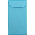 JAM PAPER® #7 Coin Business Colored Envelopes, 3 1/2" x 6 1/2", Blue, Pack Of 25 1 thumbnail image