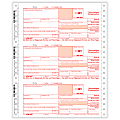 ComplyRight™ 1099-NEC Tax Forms, 3-Part, 3-Up, Copies A/B/C, Continuous, 9" x 11", Pack Of 100 Forms 1 thumbnail image