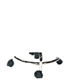 Alera Height-Adjustable Utility Task Stool, Black Seat/Chrome Frame, Quantity: 1 1 thumbnail image