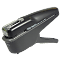 Kokuyo Full-Size Staple-Free Stapler, 5 3/8" x 1 1/4" x 3 3/4", Black