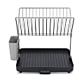 Joseph Joseph Y-Rack 2-Tier Dish Rack, 14”H x 12”W x 11-1/8”D, Gray 1 thumbnail image