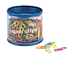 Office Depot® Brand Fashion Paper Clips, Assorted Colors, Pack Of 300 1 thumbnail image