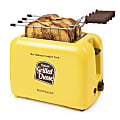 Nostalgia Electrics Deluxe Extra-Wide Slot Grilled Cheese Sandwich Toaster With Easy-Clean Toasting Baskets, Yellow