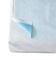 Medline Disposable Polyethylene Flat Stretcher Sheet, 40" x 90", Blue 1 thumbnail image