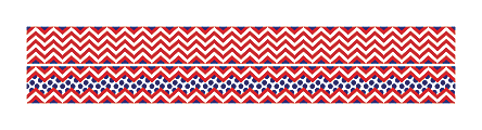 Barker Creek Double-Sided Straight-Edge Border Strips, 3" x 35", Chevron Red, Pack Of 12 1 thumbnail image