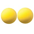 Champion Sports Uncoated Regular Density Foam Balls, 8-1/2", Yellow, Pack Of 2 Balls 1 thumbnail image