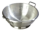 Carlisle Signature Select Dura-Ware Heavyweight Colanders, 16 Qt, Silver, Pack Of 6