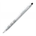Cross® Classic® Century® Satin Chrome Ballpoint Pen, Fine Point, Chrome Barrel