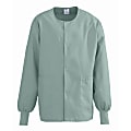 Medline ComfortEase™ Unisex Warm-Up Scrub Jacket, Large, Seaspray 1 thumbnail image