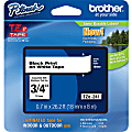 Brother® TZe-241 Label Maker Tape, 3/4" x 26 3/16', White