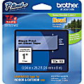 Brother P-touch TZe151, Laminated, 1" x 26.2 ft (24mm x 8m), Black on Clear Label Tape 1 thumbnail image