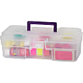 Akro Mils All-Purpose Storage Box, 12" x 6" x 4", Translucent Purple 1 thumbnail image