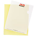 JAM Paper® Plastic Sleeves, 9" x 11 1/2", 1" Capacity, Yellow, Pack Of 12 1 thumbnail image