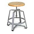 OFM Endure Series Small Stool, Maple/Gray 1 thumbnail image
