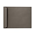 LUX Open-End 10" x 13" Envelopes, Peel & Press Closure, Smoke Gray, Pack Of 500