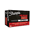 Sharpie® Extreme Permanent Markers, Fine Point, Black, Pack Of 36