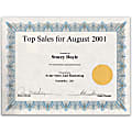 Geographics® 50% Recycled Blank Parchment Certificates, 8 1/2" x 11", Classic Blue, Pack Of 25 1 thumbnail image